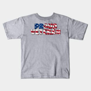 Proud American Veteran Kids T-Shirt